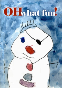 Cards with a Cause 5 Card 4 Snowman