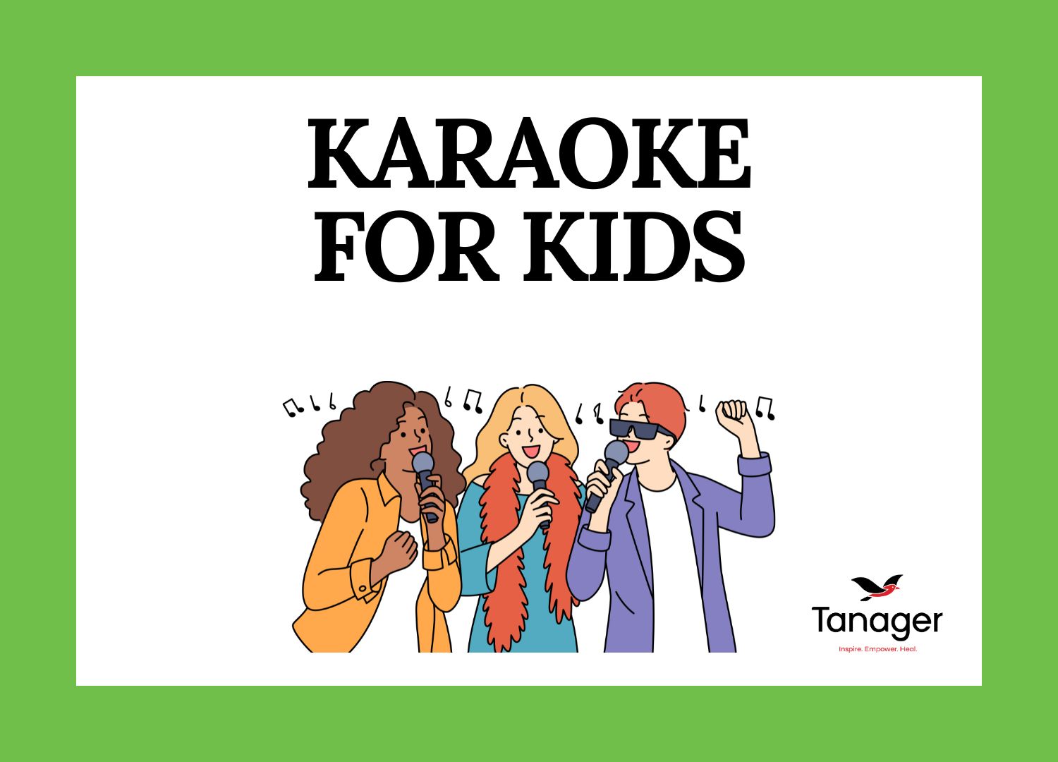 Karaoke for Kids Event Graphic
