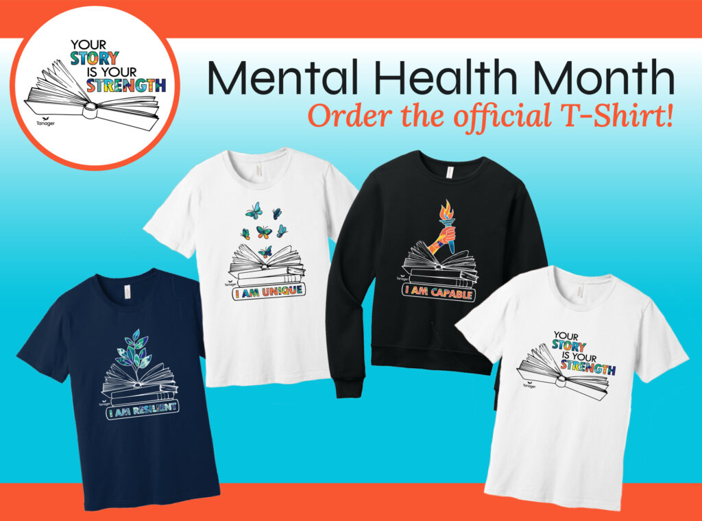 Mental Health Awareness Month 2 T Shirt graphic for web