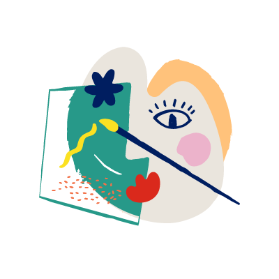 Art therapy icon